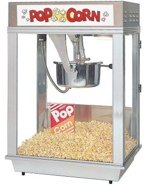 Citation Popcornmaskin 16 oz Rostfri topp Ljusskylt