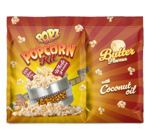 Popz Popcornkit 220g,  50 port
