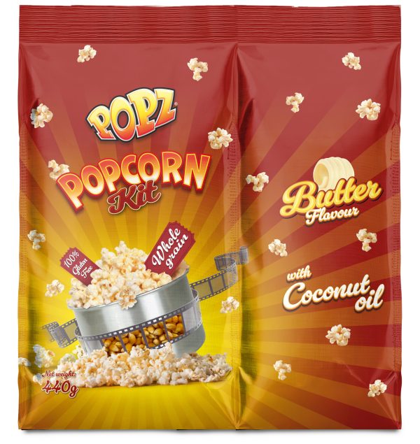 Popz Popcornkit 440g,  25 port